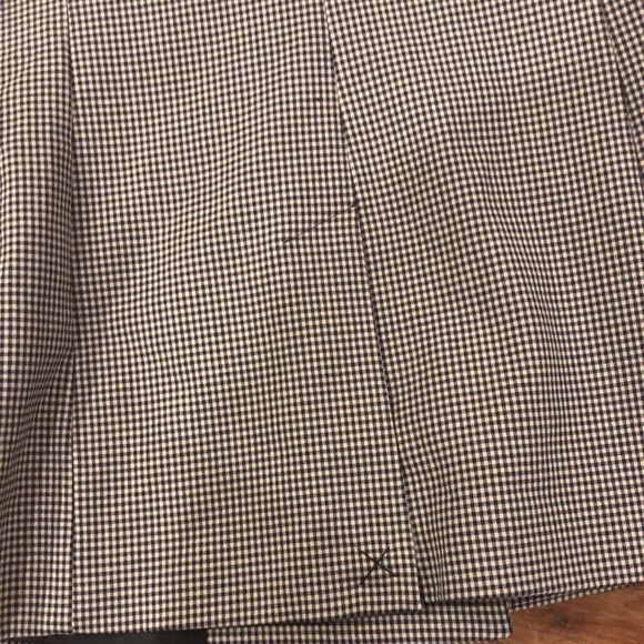 Zara Double breasted Checked Blazer Black White M - Picture 10 of 11